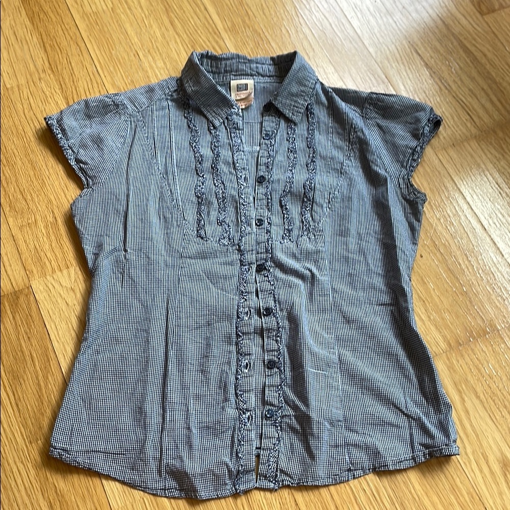 Faded Glory Fitted Button Down Shirt